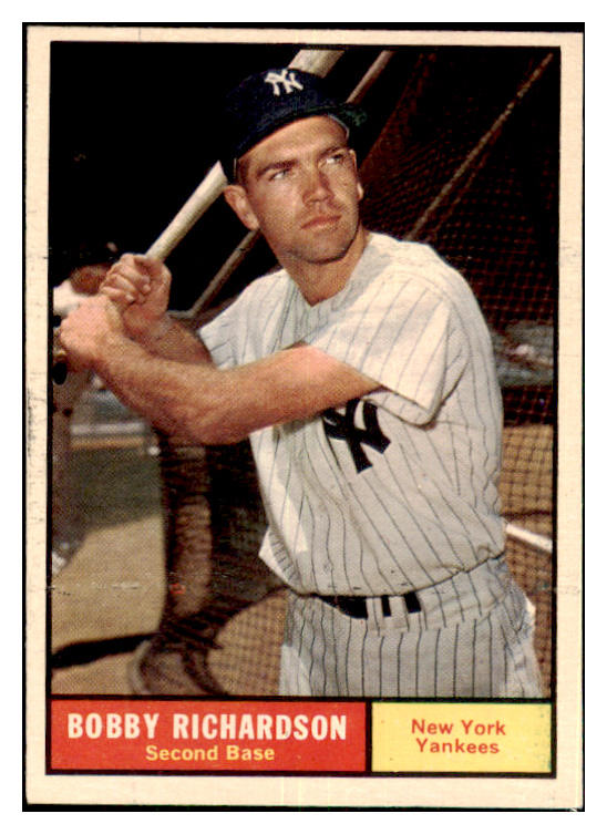 1961 Topps Baseball #180 Bobby Richardson Yankees EX-MT 477780