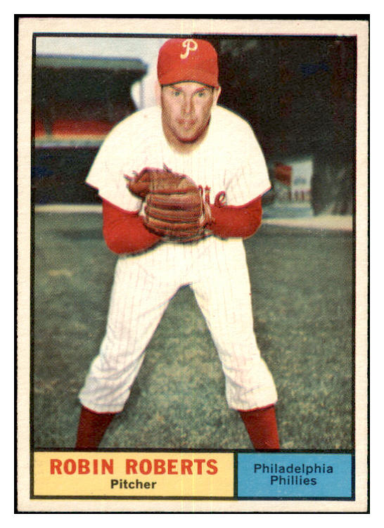 1961 Topps Baseball #020 Robin Roberts Phillies NR-MT 477788