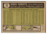 1961 Topps Baseball #020 Robin Roberts Phillies NR-MT 477788