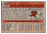 1957 Topps Baseball #220 Jackie Jensen Red Sox EX-MT 477804