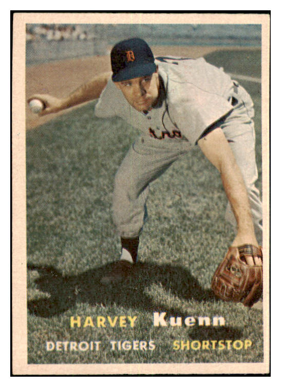 1957 Topps Baseball #088 Harvey Kuenn Tigers EX-MT 477808