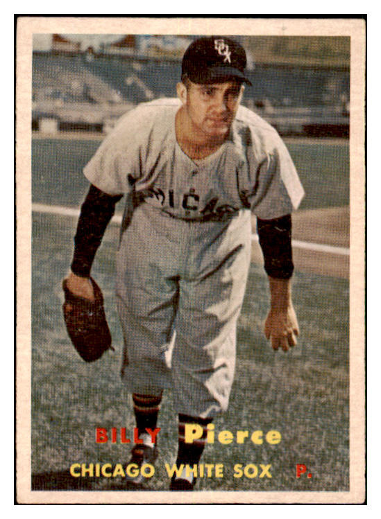 1957 Topps Baseball #160 Billy Pierce White Sox EX-MT 477812