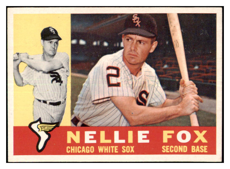 1960 Topps Baseball #100 Nellie Fox White Sox EX-MT 477823