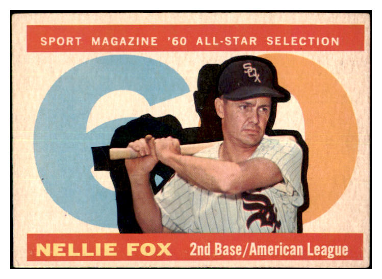 1960 Topps Baseball #555 Nellie Fox A.S. White Sox EX+/EX-MT 477841