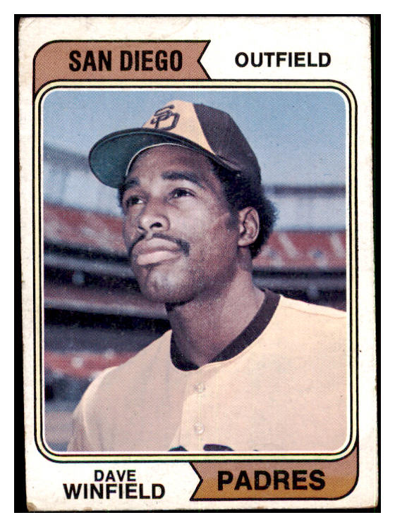 1974 Topps Baseball #456 Dave Winfield Padres VG 477882