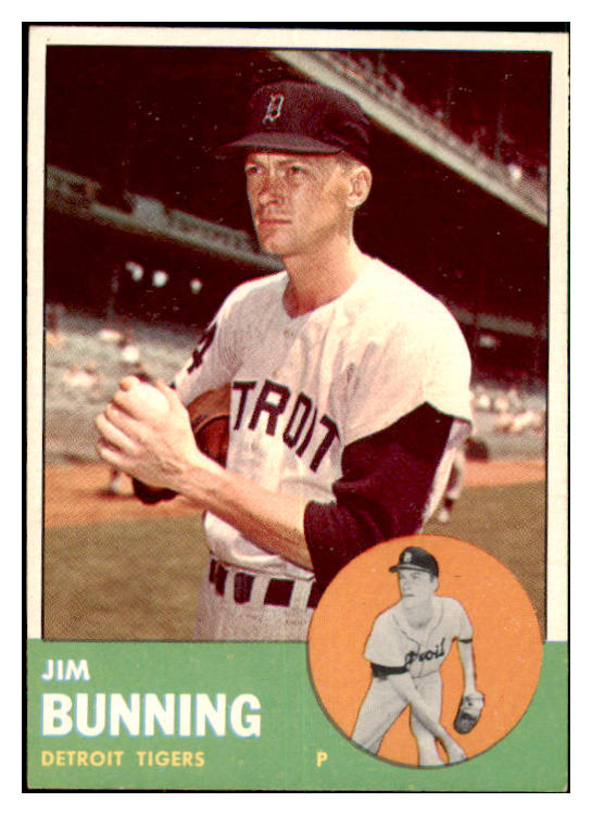 1963 Topps Baseball #365 Jim Bunning Tigers EX-MT 477889