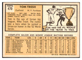 1963 Topps Baseball #470 Tom Tresh Yankees EX-MT 477892