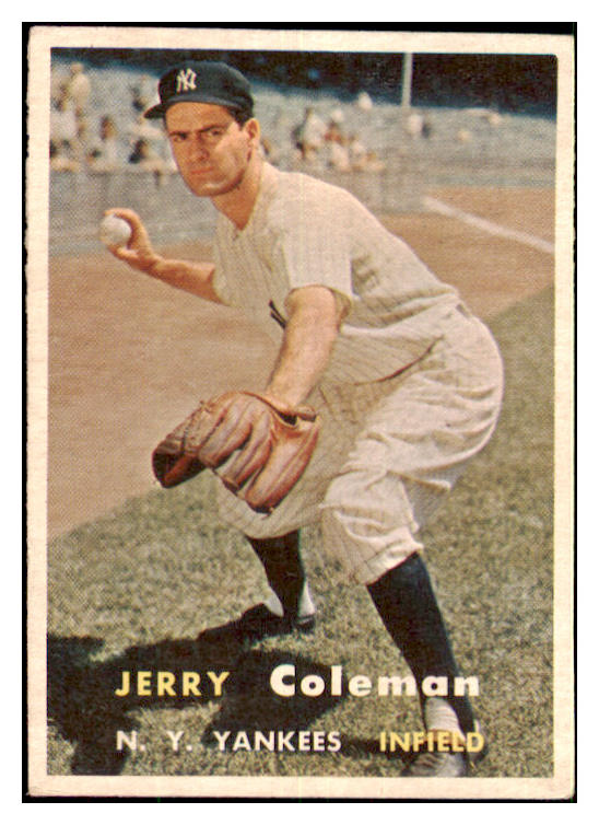 1957 Topps Baseball #192 Jerry Coleman Yankees EX+/EX-MT 477906