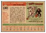1955 Topps Baseball #180 Clem Labine Dodgers VG-EX 477922