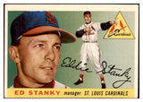 1955 Topps Baseball #191 Eddie Stanky Cardinals EX+/EX-MT 477946