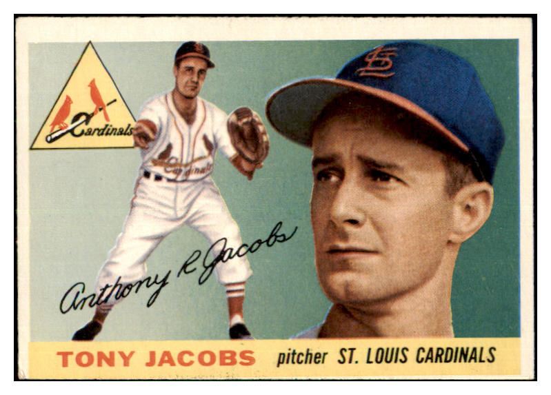 1955 Topps Baseball #183 Tony Jacobs Cardinals EX+/EX-MT 477948