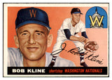 1955 Topps Baseball #173 Bob Kline Senators EX+/EX-MT 477950