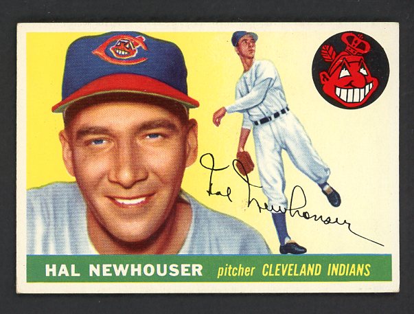 1955 Topps Baseball #024 Hal Newhouser Indians VG-EX 477968