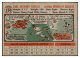 1956 Topps Baseball #190 Carl Furillo Dodgers VG-EX 477973