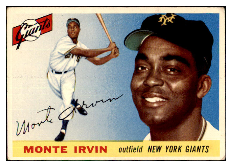 1955 Topps Baseball #100 Monte Irvin Giants VG-EX 477976