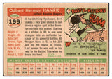 1955 Topps Baseball #199 Bert Hamric Dodges VG-EX 477982