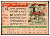 1955 Topps Baseball #165 Don Johnson Orioles VG-EX 477989