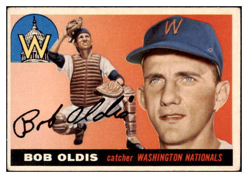 1955 Topps Baseball #169 Bob Oldis Senators VG-EX 477991