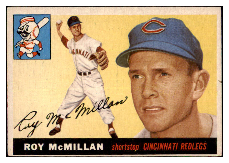 1955 Topps Baseball #181 Roy McMillan Reds VG-EX 477994