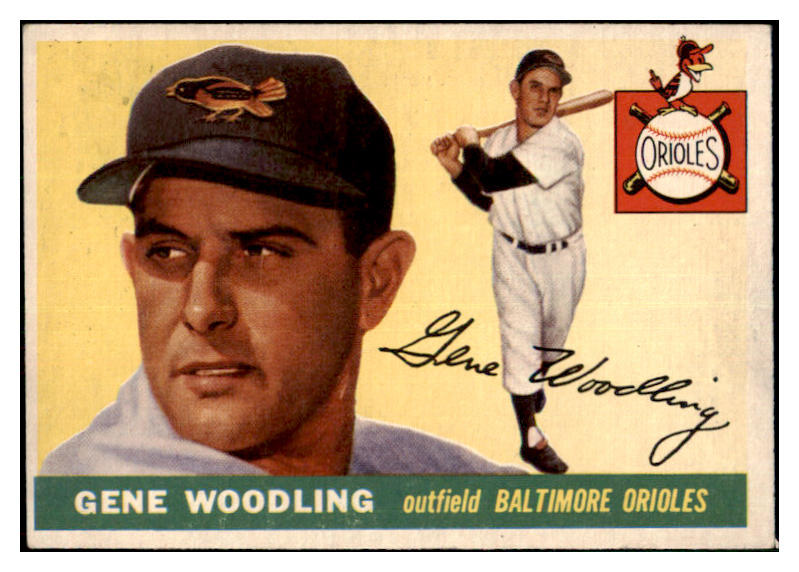 1955 Topps Baseball #190 Gene Woodling Orioles VG-EX 477997