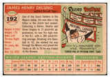 1955 Topps Baseball #192 Jim Delsing Tigers VG-EX 477998