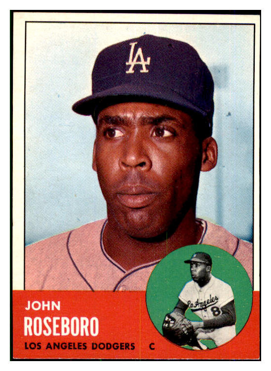 1963 Topps Baseball #487 John Roseboro Dodgers EX-MT 477999