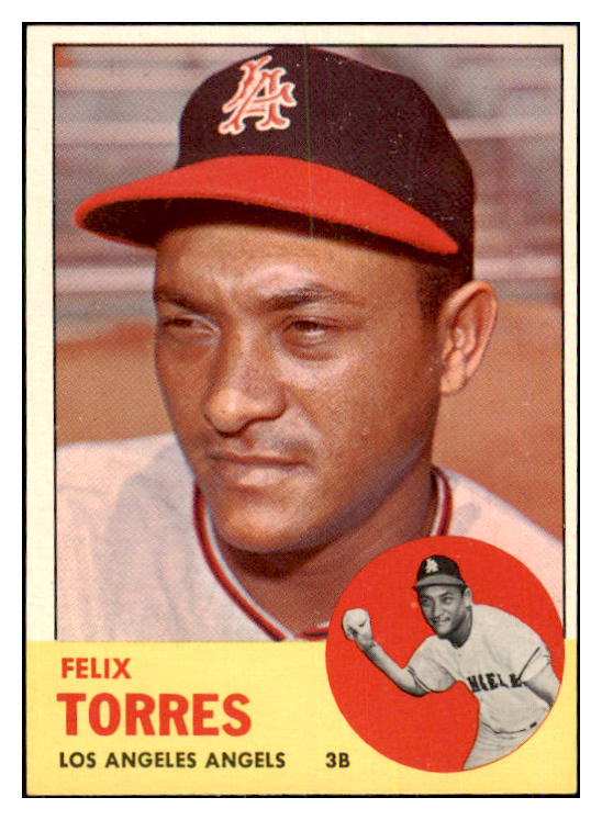 1963 Topps Baseball #482 Felix Torres Angels EX-MT 478000