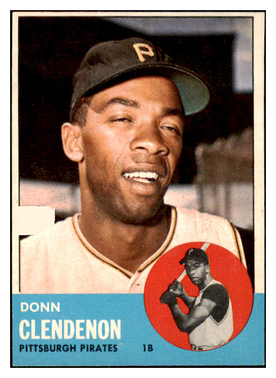 1963 Topps Baseball #477 Donn Clendenon Pirates EX-MT 478001