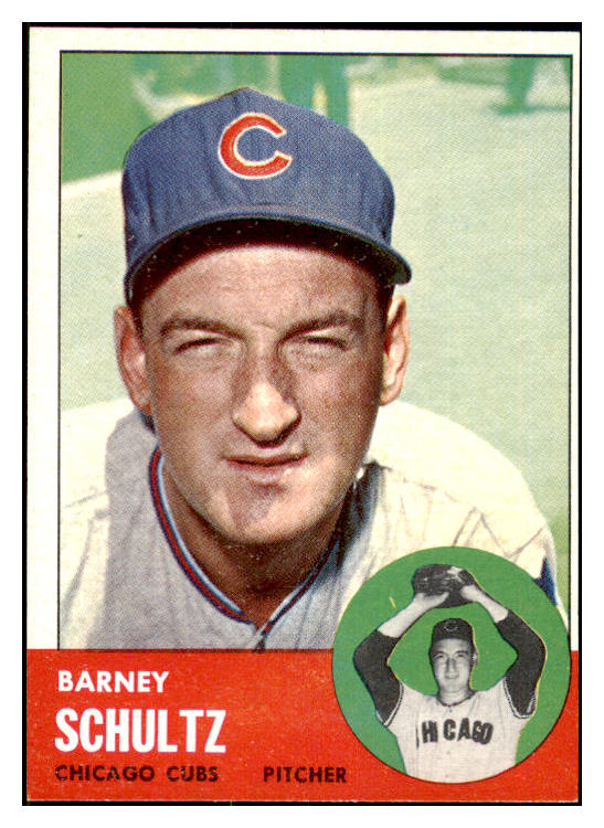 1963 Topps Baseball #452 Barney Schultz Cubs EX-MT 478004