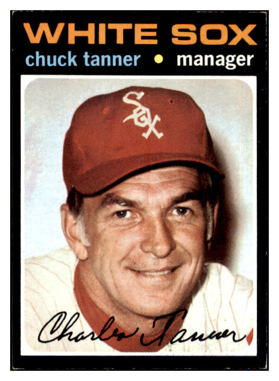 1971 Topps Baseball #661 Chuck Tanner White Sox EX-MT 478011