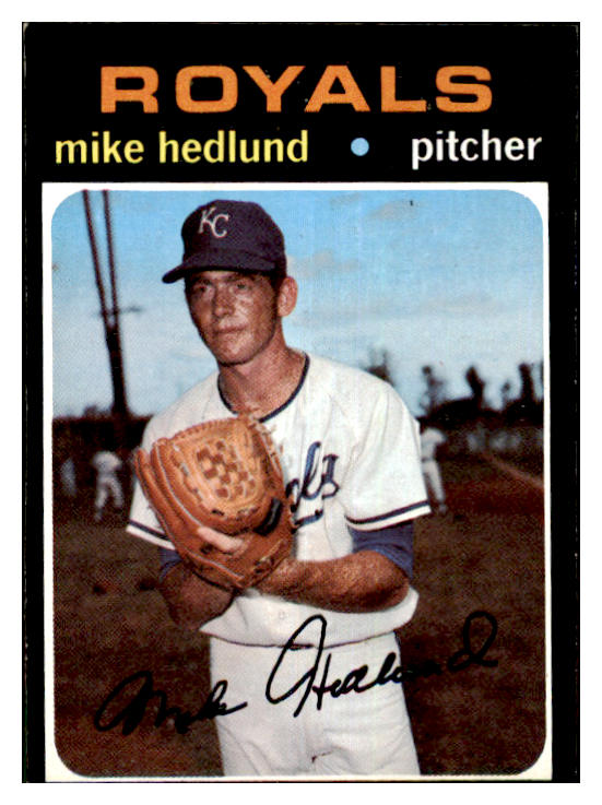 1971 Topps Baseball #662 Mike Hedlund Royals EX-MT 478012