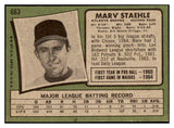 1971 Topps Baseball #663 Marv Staehle Braves EX-MT 478013