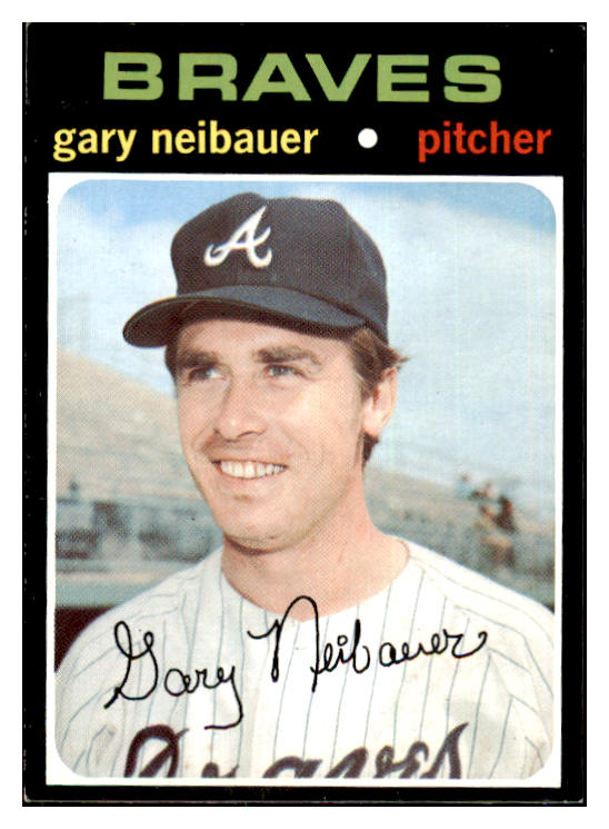 1971 Topps Baseball #668 Gary Neibauer Braves EX-MT 478014