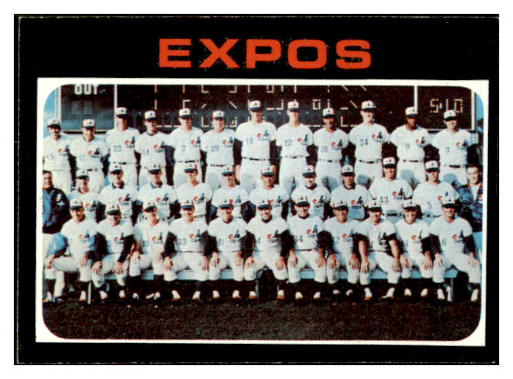 1971 Topps Baseball #674 Montreal Expos Team EX-MT 478016