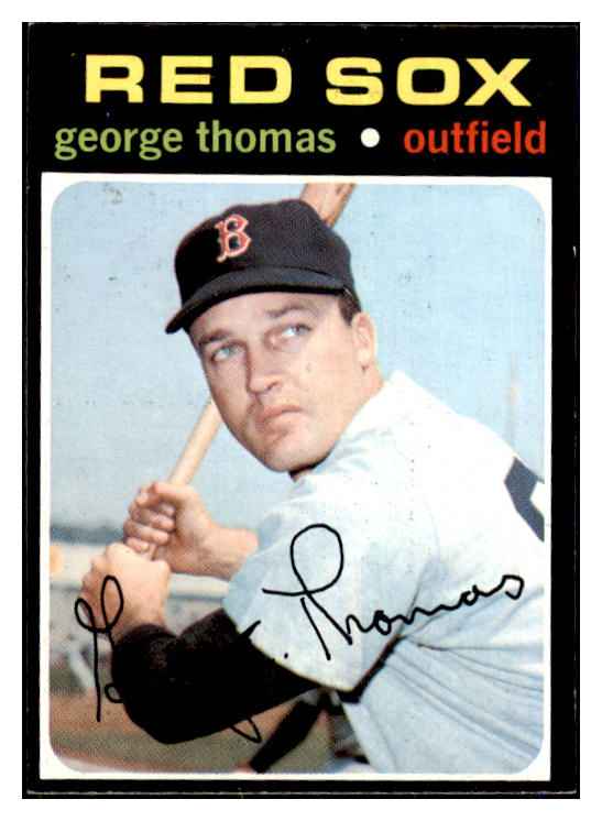 1971 Topps Baseball #678 George Thomas Red Sox EX-MT 478019