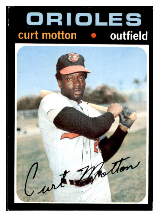 1971 Topps Baseball #684 Curt Motton Orioles EX-MT 478024