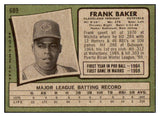 1971 Topps Baseball #689 Frank Baker Indians EX-MT 478026