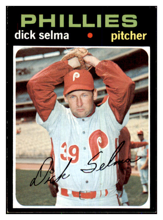 1971 Topps Baseball #705 Dick Selma Phillies EX-MT 478032