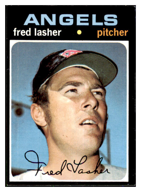 1971 Topps Baseball #707 Fred Lasher Angels EX-MT 478033