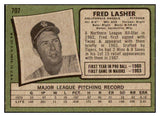 1971 Topps Baseball #707 Fred Lasher Angels EX-MT 478033