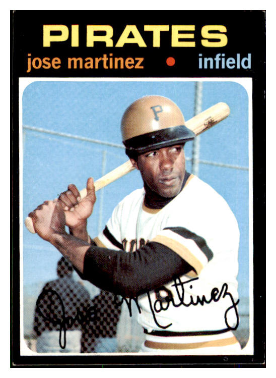 1971 Topps Baseball #712 Jose Martinez Pirates EX-MT 478036