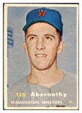 1957 Topps Baseball #293 Ted Abernathy Senators VG-EX 478040