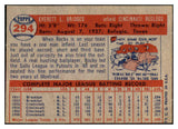 1957 Topps Baseball #294 Rocky Bridges Reds VG-EX 478042