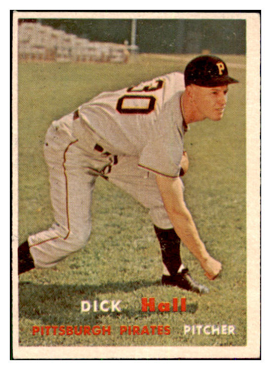 1957 Topps Baseball #308 Dick Hall Pirates VG-EX 478056