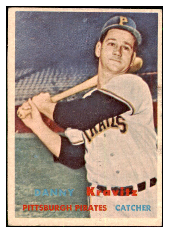 1957 Topps Baseball #267 Danny Kravitz Pirates VG-EX 478061