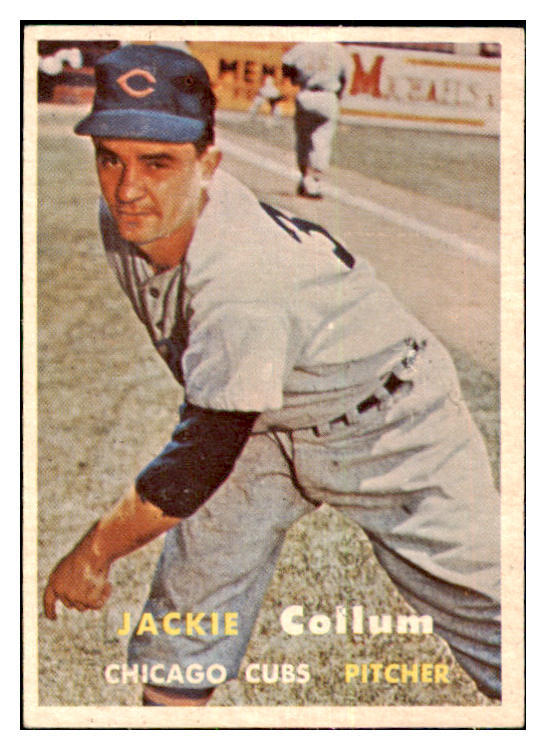 1957 Topps Baseball #268 Jack Collum Cubs VG-EX 478062