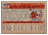 1957 Topps Baseball #268 Jack Collum Cubs VG-EX 478062