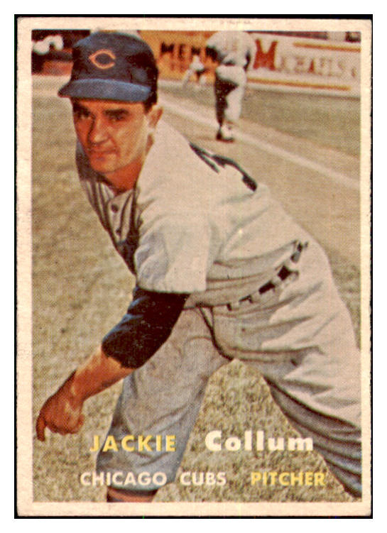 1957 Topps Baseball #268 Jack Collum Cubs VG-EX 478063