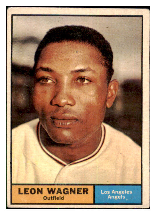 1961 Topps Baseball #546 Leon Wagner Angels VG 478081
