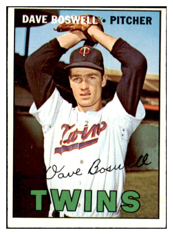 1967 Topps Baseball #575 Dave Boswell Twins EX-MT 478125